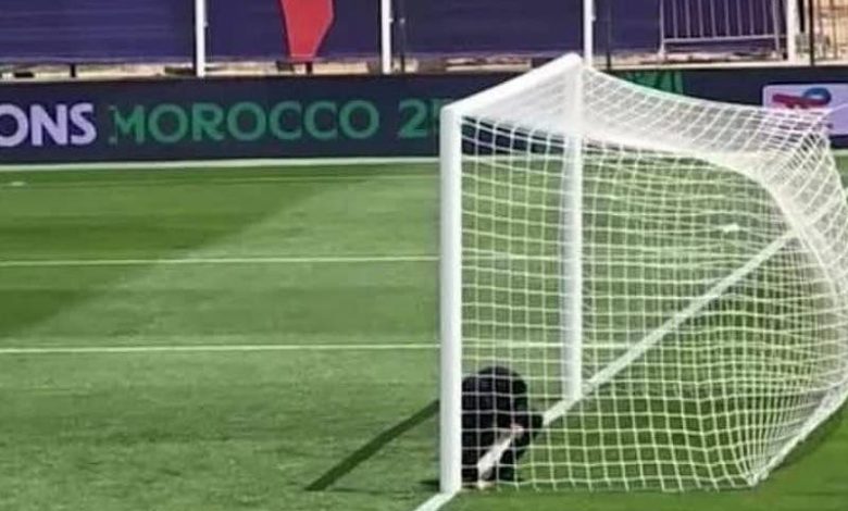 يحدث فقط في إفريقيا.. عضو من منتخب مالي يحاول وضع “السحور” داخل الملعب وعضوة من “الكاف” تتدخل