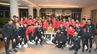 الجامعة تنظم حفلا تكريميا لمنتخب الفتيان بعد تتويجه بكأس إفريقيا (صور)