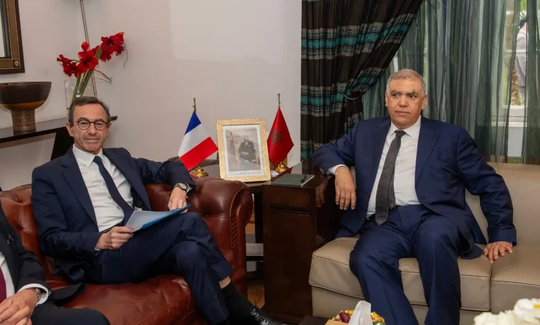 التعاون في مجال الأمن والهجرة يجمع لفتيت بنظيره الفرنسي