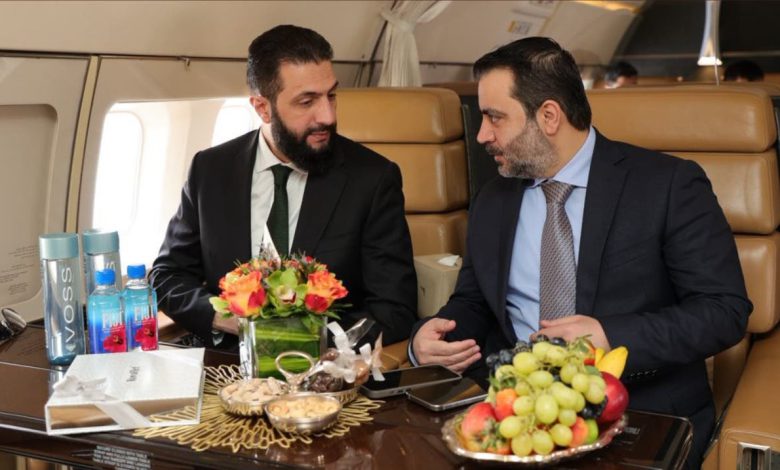 الرئيس السوري أحمد الشرع يتوجه إلى الإمارات