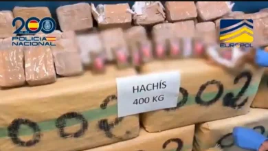 عصابة فرنسية تتسلل عبر إسبانيا والمغرب.. 400 كلغ حشيش وخطة هروب على طريقة الأفلام